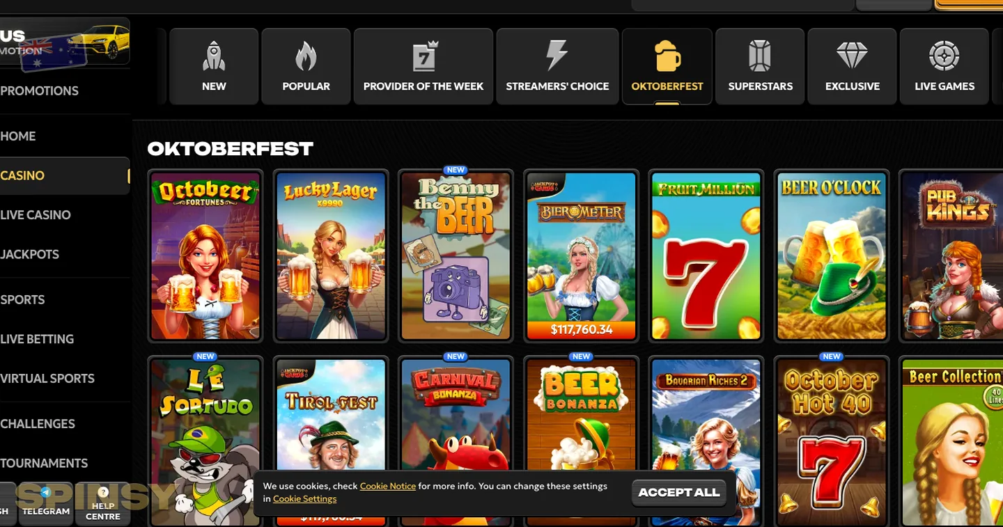 games and slots – Spinsy: customer support channels